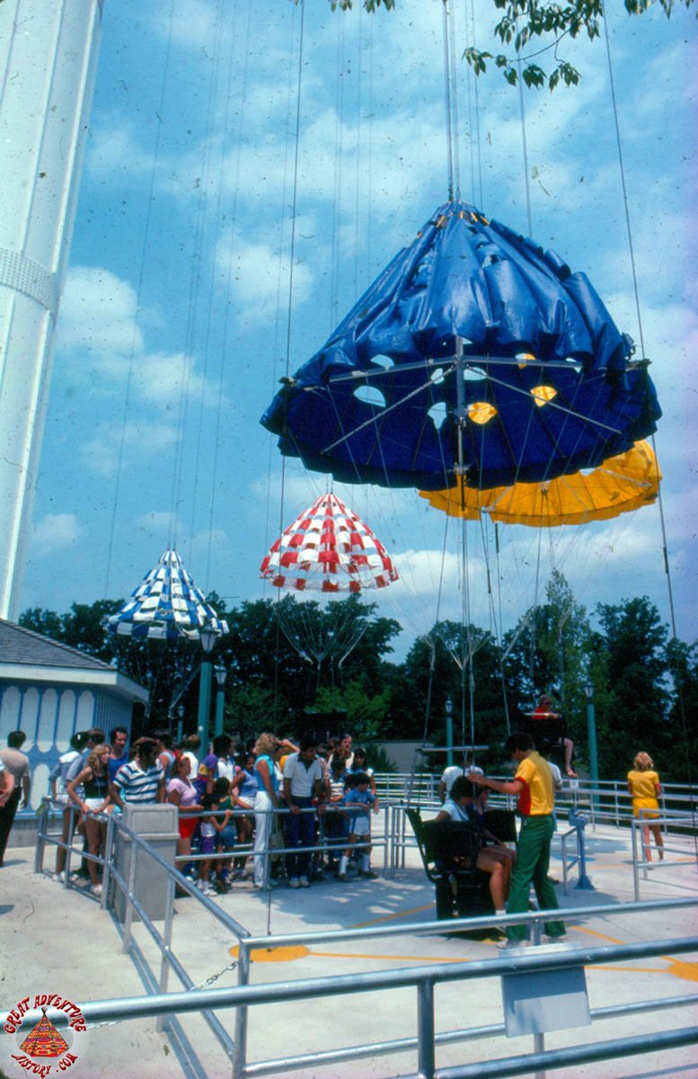 Parachuters Perch At Six Flags Great Adventure